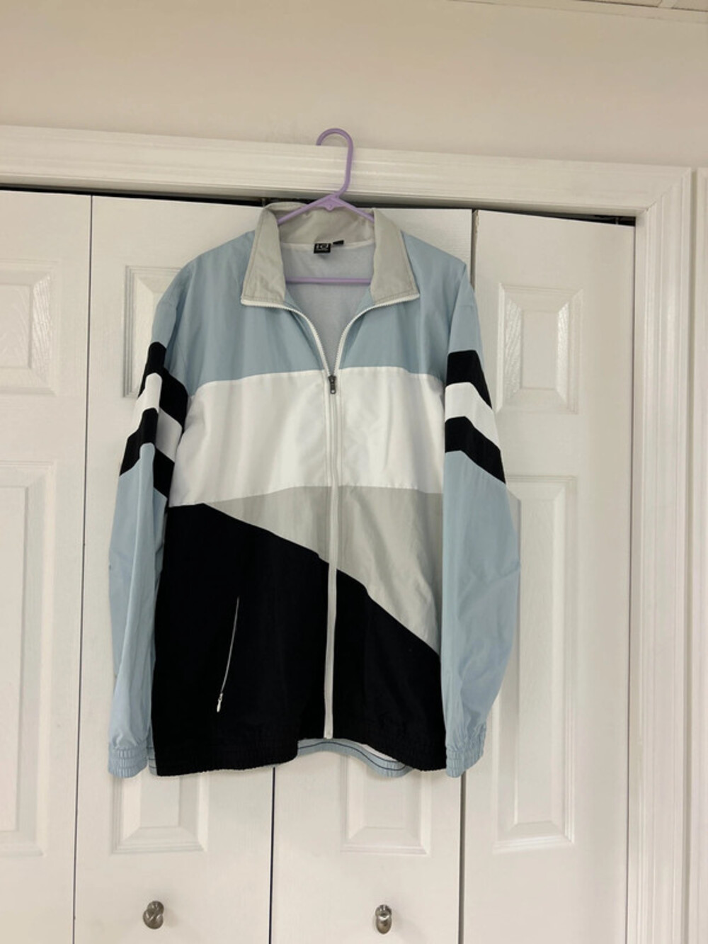 Ideology men’s windbreaker shades of blue jacket, size XXL